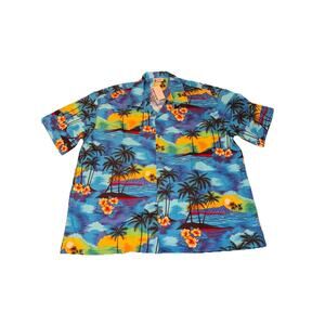 Aloha Republic Hawaiian Short Sleeve Shirt Size 4XL NWT